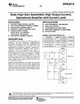 DataSheet OPA2614 pdf