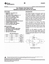 DataSheet OPA2673 pdf