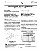 DataSheet OPA2683 pdf