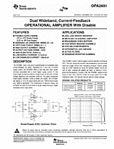 DataSheet OPA2691 pdf