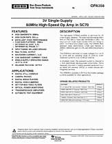 DataSheet OPA358 pdf