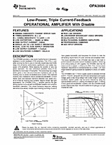 DataSheet OPA3684 pdf