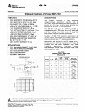 DataSheet OPA653 pdf