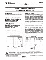 DataSheet OPA657 pdf