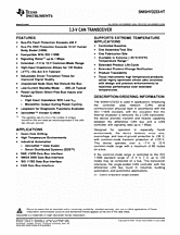 DataSheet SN65HVD233-HT pdf