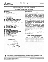 DataSheet THS4631 pdf