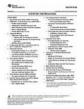 DataSheet TMS470R1B768 pdf