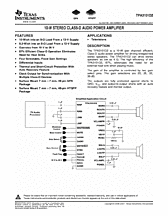 DataSheet TPA3101D2 pdf