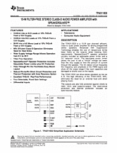 DataSheet TPA3110D2 pdf