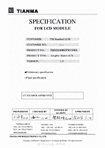 DataSheet TM320240BGFWVSWA pdf