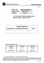 DataSheet TS070OAAAD04 pdf