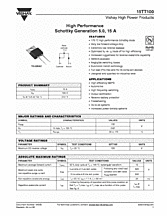 DataSheet 15TT100 pdf