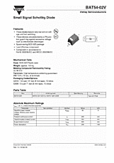 DataSheet BAT54-02 pdf