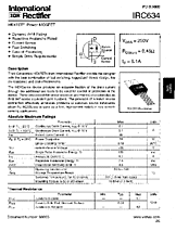 DataSheet IRC634 pdf