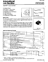 DataSheet IRF634S pdf