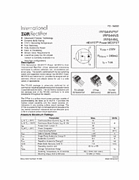 DataSheet IRF644NPBF pdf