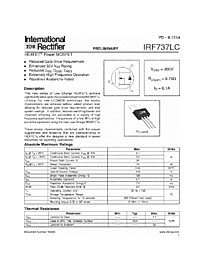 DataSheet IRF737LC pdf