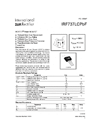 DataSheet IRF737LCPBF pdf