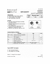 DataSheet IRF820AL pdf