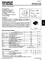 DataSheet IRF9510S pdf