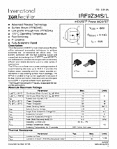 DataSheet IRF9Z34L pdf