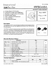 DataSheet IRFBC40L pdf