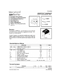 DataSheet IRFDC20PBF pdf