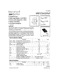 DataSheet IRFI734GPBF pdf