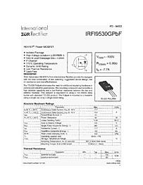 DataSheet IRFI9530GPBF pdf