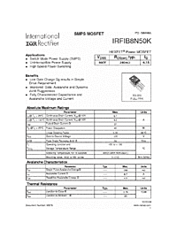 DataSheet IRFIB8N50K pdf