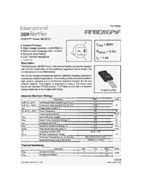 DataSheet IRFIBE20GPBF pdf