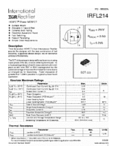 DataSheet IRFL214 pdf