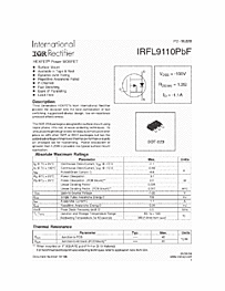 DataSheet IRFL9110PBF pdf