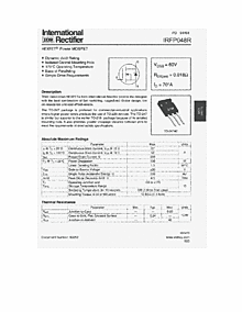 DataSheet IRFP048R pdf