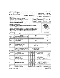 DataSheet IRFP17N50L pdf