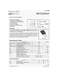 DataSheet IRFP250PBF pdf