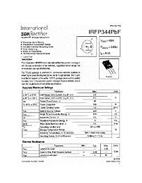 DataSheet IRFP344PBF pdf