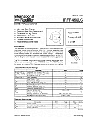 DataSheet IRFP450LC pdf