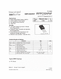 DataSheet IRFPC50APBF pdf