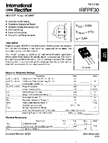 DataSheet IRFPF30 pdf