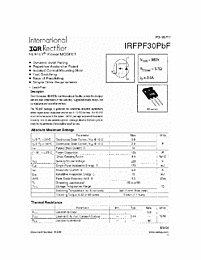 DataSheet IRFPF30PBF pdf