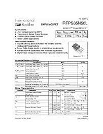 DataSheet IRFPS35N50L pdf