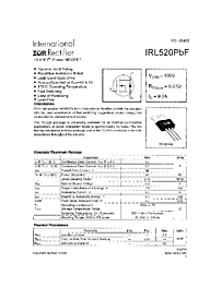 DataSheet IRL520PBF pdf