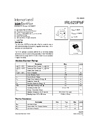 DataSheet IRL620PBF pdf