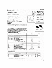 DataSheet IRLR120PBF pdf