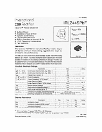 DataSheet IRLZ44SPBF pdf