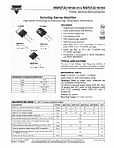 DataSheet MBRF16H45 pdf