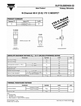 DataSheet SUB85N04-03 pdf