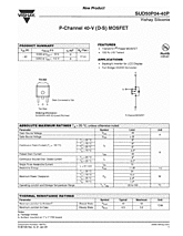 DataSheet SUD50P04-40P pdf