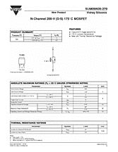 DataSheet SUM09N20-270 pdf